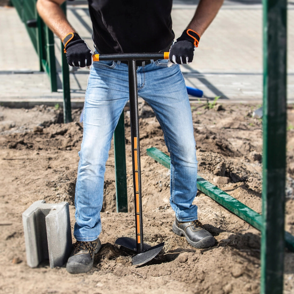 Trivella manuale KADAX da 250 mm per terreno, trapano per fori nel terreno, robusta trivella da giardino