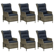 Set da Pranzo da Giardino 7 pz Marrone 3067934