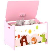 Cassa Giocattoli con Coperchio ¨C Minimal ¨C Rosa 60x37x39 cm