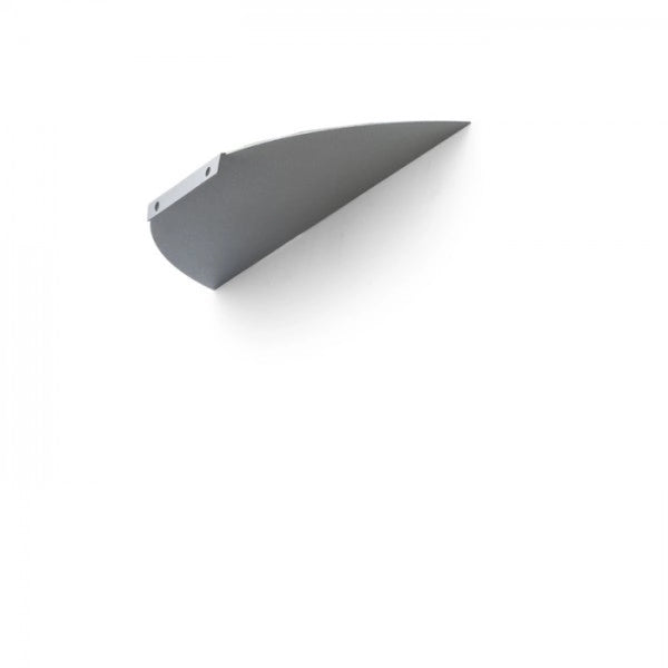Faretto applique  LESA da parete grigio argento  230V E27 26W IP54
