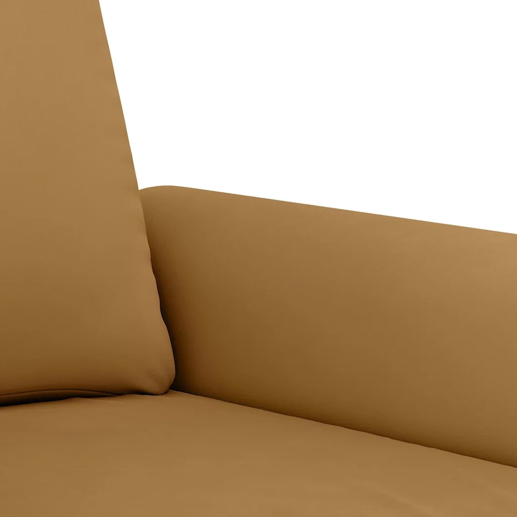 Set di Divani 3 pz con Cuscini Marrone in Velluto 3202177