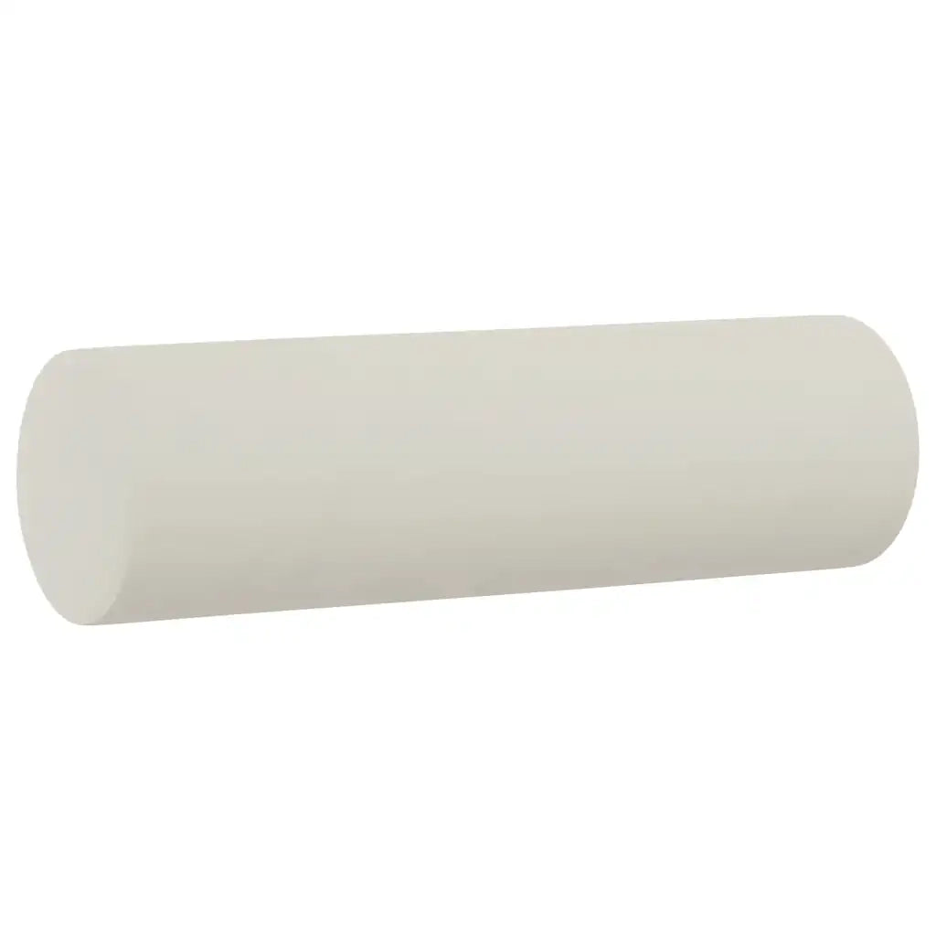 Divano a 3 Posti con Cuscini Crema 180 cm in Velluto 3200899