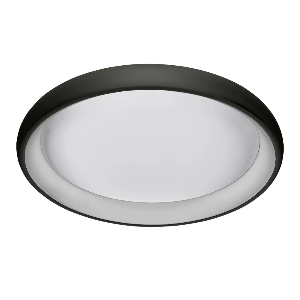 Plafoniera LED Italux Alessia nera 61cm 50W 3000K