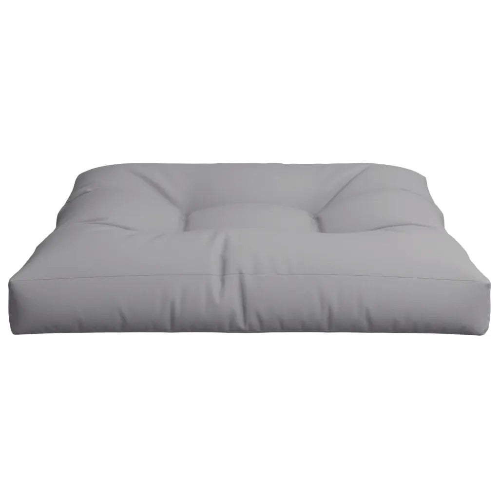 Cuscino per Pallet Grigio 70x70x12 cm in Tessuto 360470