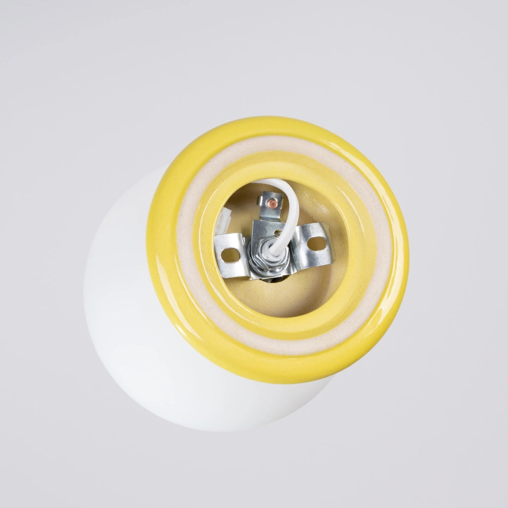 Lampada a parete ZORI giallo IP44