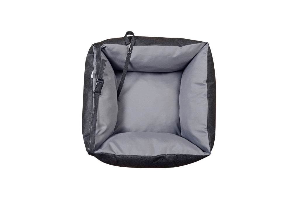 AIO FACTORY Trasportino per auto impermeabile grigio per cani 55x55 cm