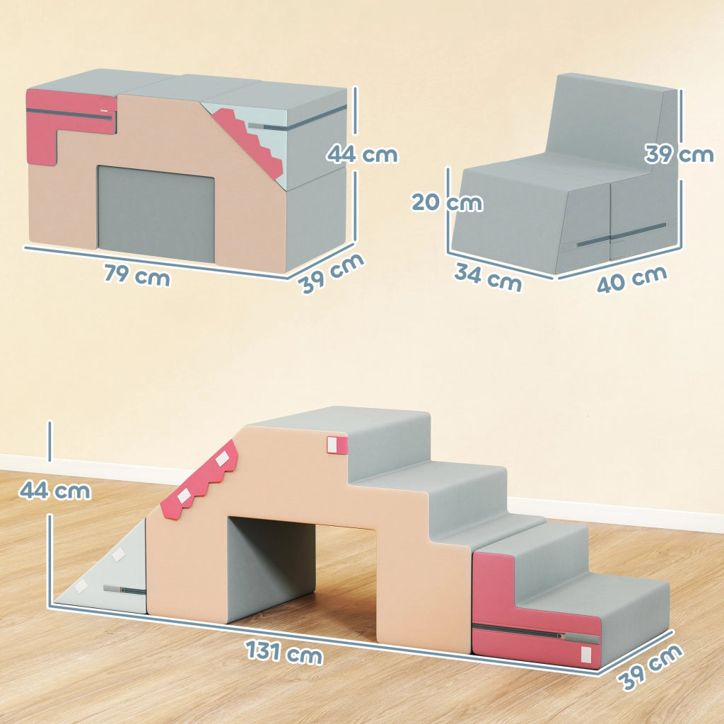 Set di blocchi morbidi per bambini ¨C Minimal ¨C multicolore, schiuma, 2 pezzi