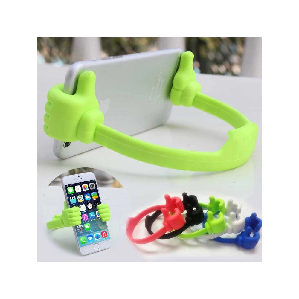 Trade Shop - Supporto Da Tavolo Ok Stand Mano Flessibile Per Smartphone Tablet Universale -