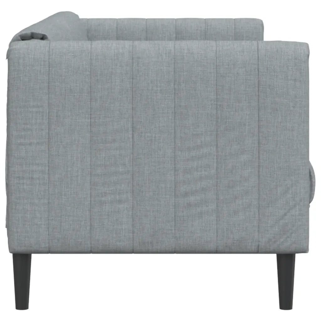 Divano a 2 Posti-Sofa 2 Posti Grigio Chiaro in Tessuto 734319