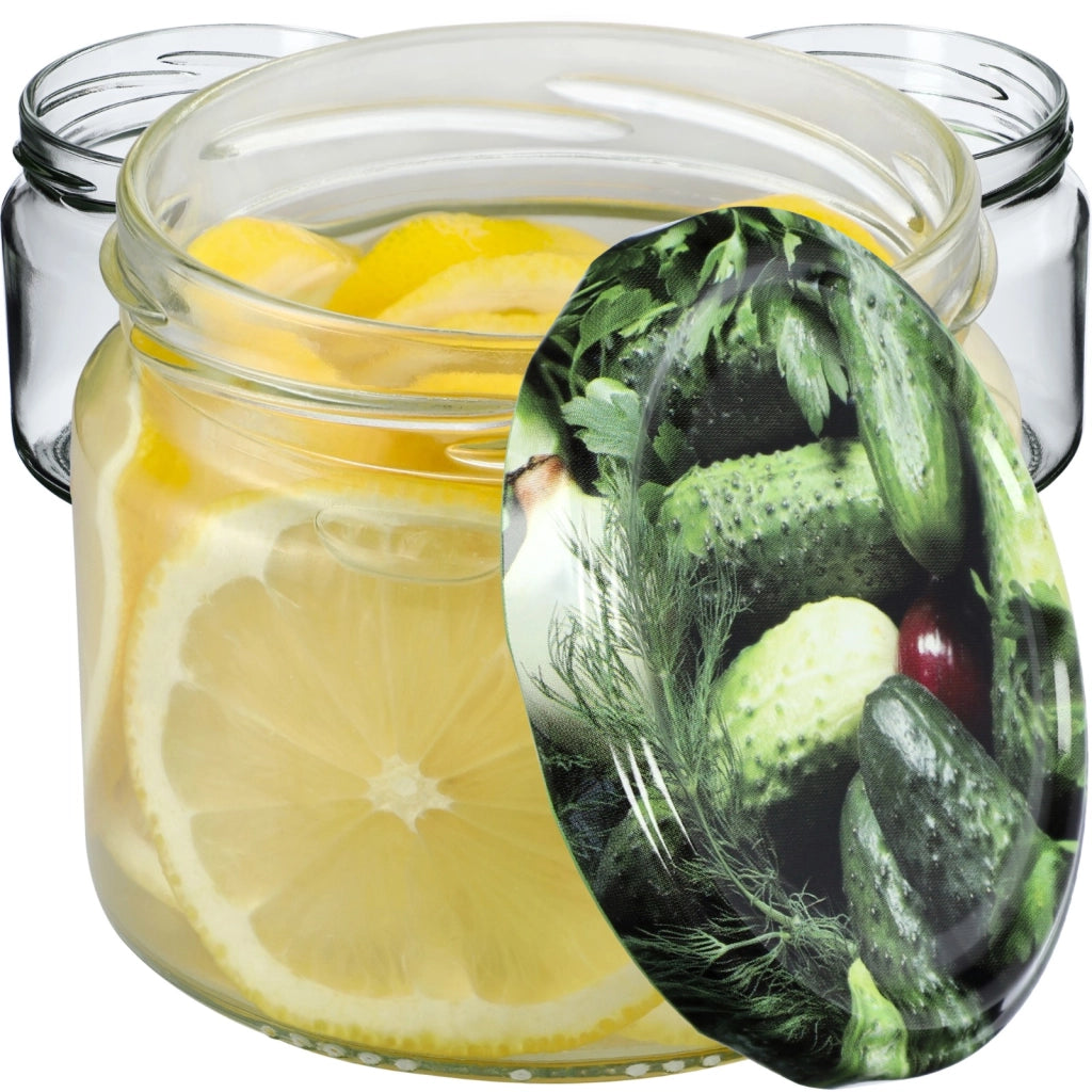 KADAX Sonka vasetti 330ml 50pz 82mm + coperchi "Cetrioli"