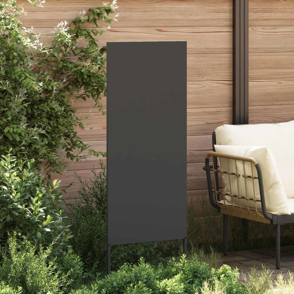 Schermo per privacy in giardino Traforo Nero 50 x 140 cm 876287