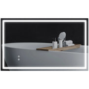Specchio da Bagno LED con Antiappannante ¨C Minimal ¨C 100x60 cm