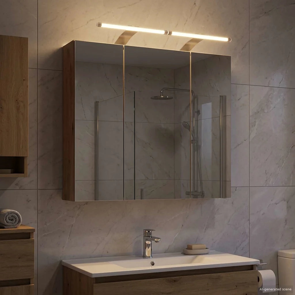 Mobiletto per specchio da bagno Rovere Artigianale 889102