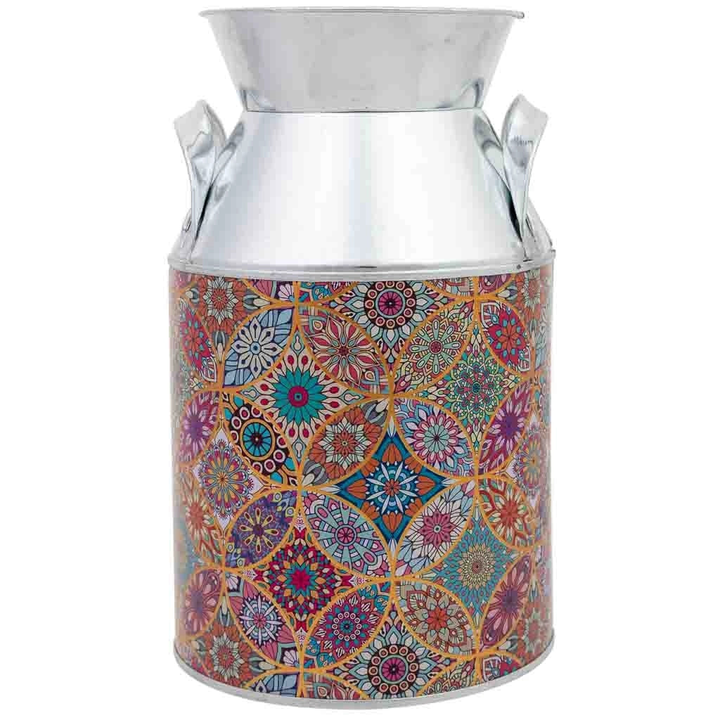 Brocca per il latte in metallo rosso D13,5x22h cm