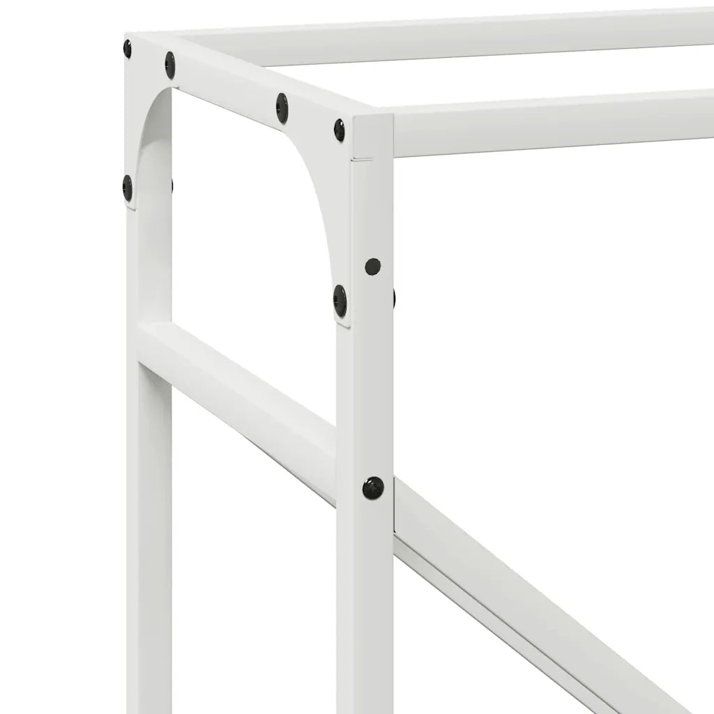 Rastrelliera per Legna da Ardere Bianca 40x25x100 cm CFW4520164