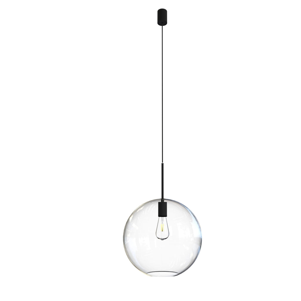 Lampadario a sospensione Nowodvorski Sphere 7846 Ø35 nero