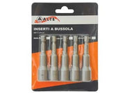INSERTI A BUSSOLA MAGNETICI PER AVVITATORI SET PEZZI 5- - 65x8 mm - 2 pezzi EXCEL