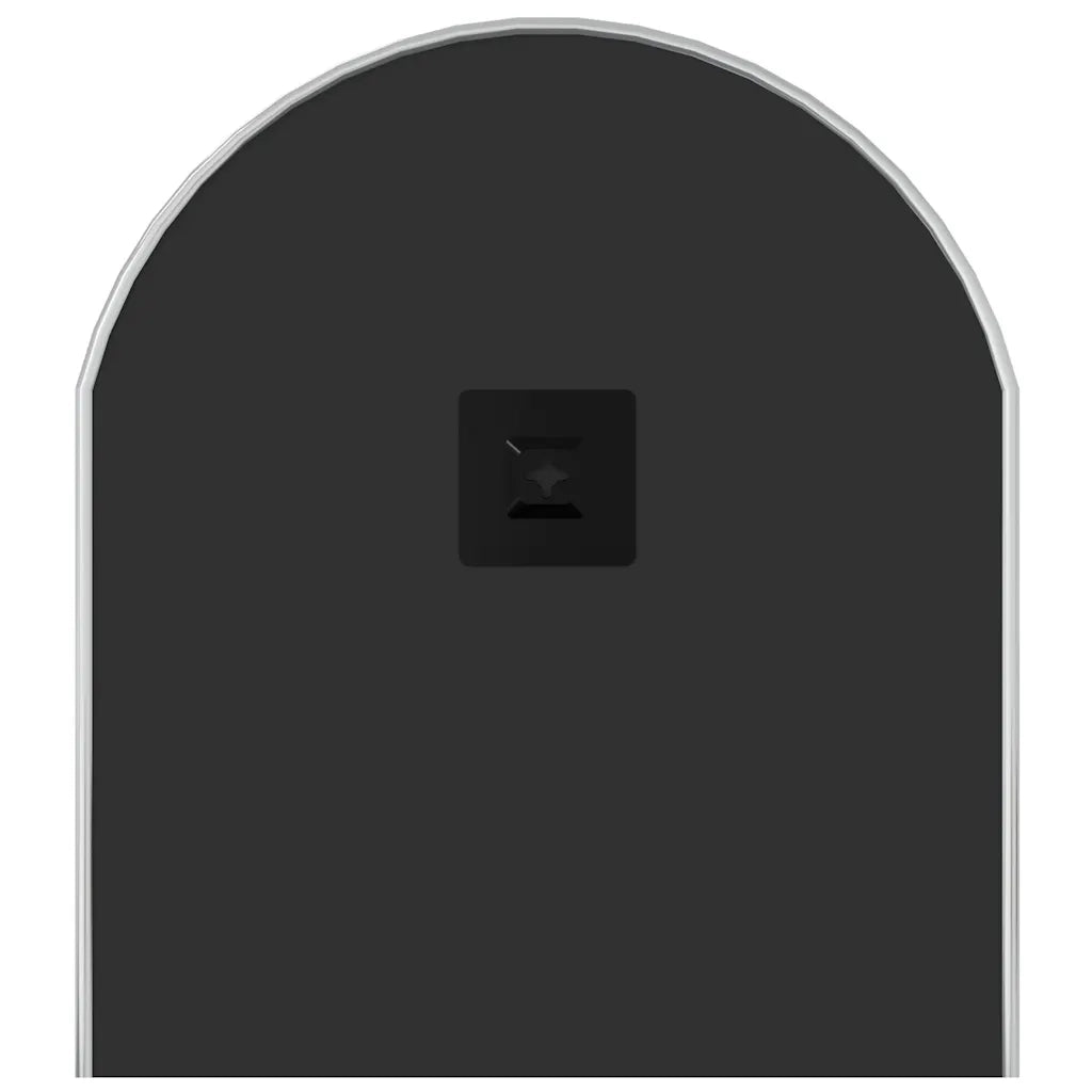 Specchio da Parete | Specchio decorativo Argento 80x35 cm Ovale