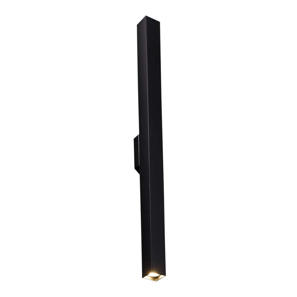 Applique DOHA allungata nera up&down 2xGU10 80cm Shilo