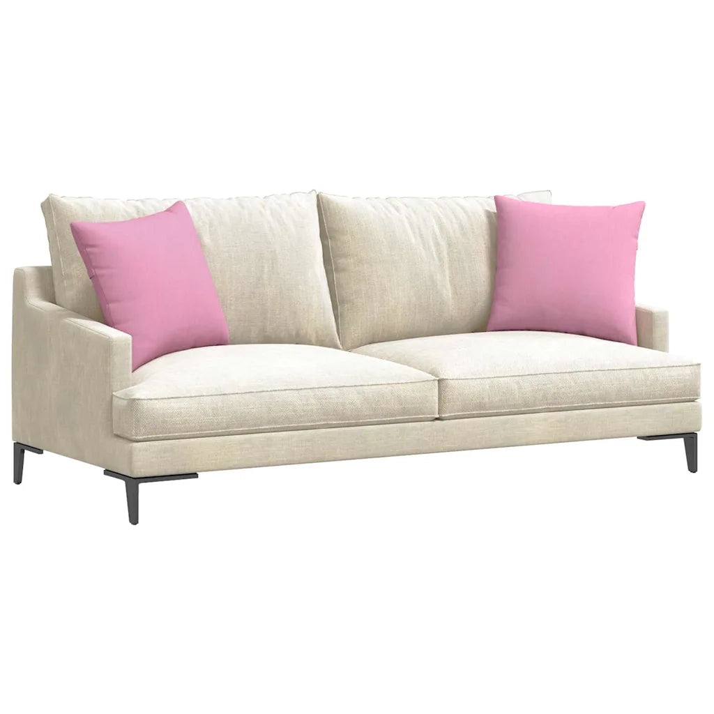 Cuscini da Divano 2 pcs Rosa 45 x 45 cm Tessuto 42013926