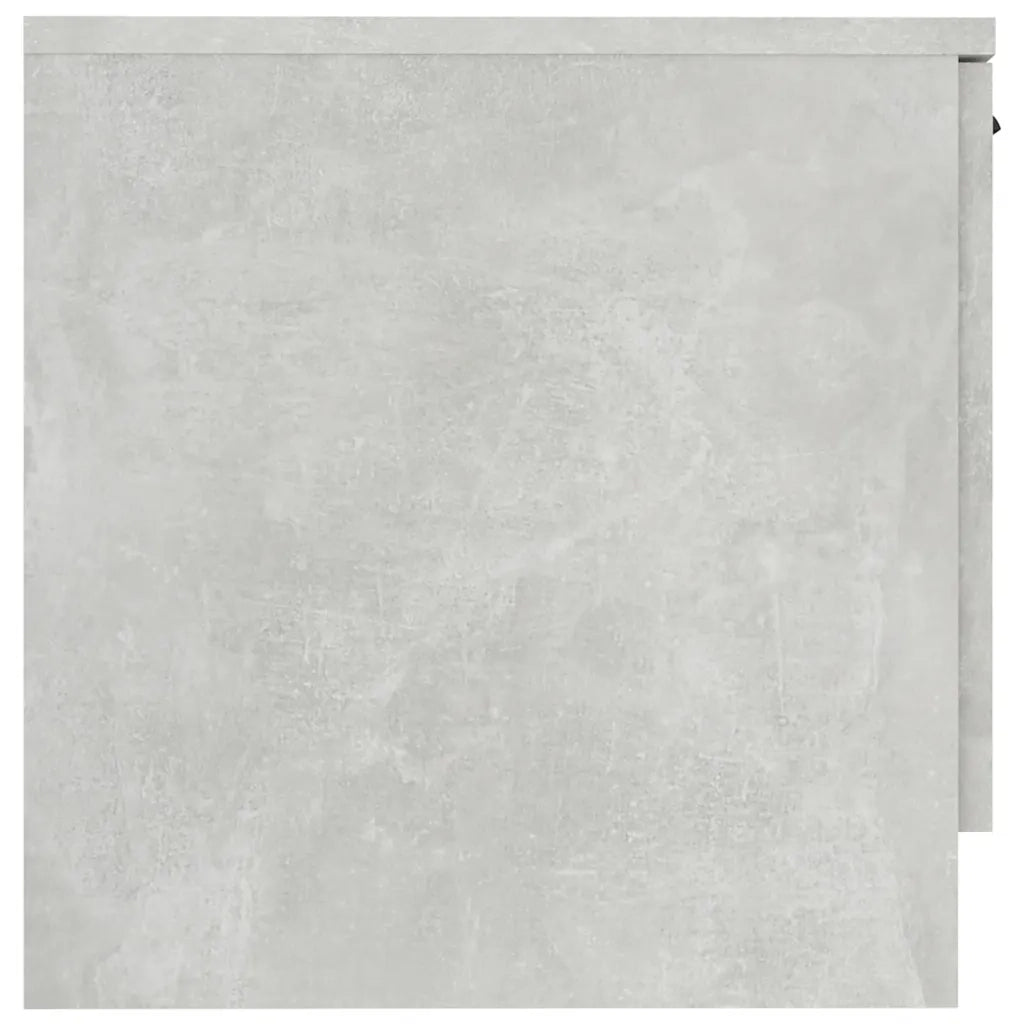 Comodino-Tavolino da notte Grigio Cemento 40x39x40 cm