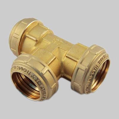RACCORDO A TEE PN 25 COBRARING  20 x 20 x 20     TIEMME