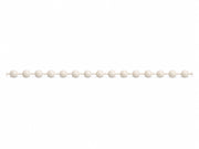 CATENA A PERLINE- - ø mm.4,5x2mt. - perline bianche in blister - 10 blister