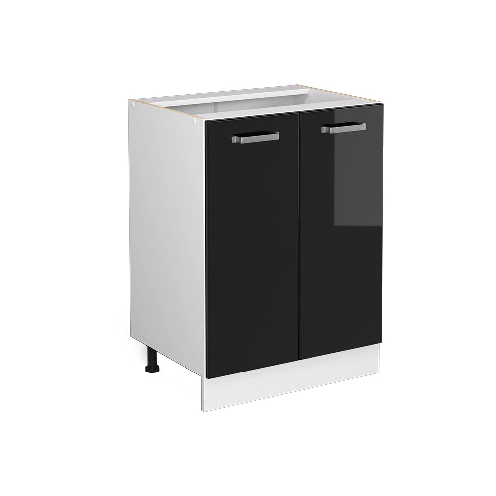 Vicco Frontale cucina Nero lucido 59.2 x 71.3 cm frontale del mobile per mobile base
