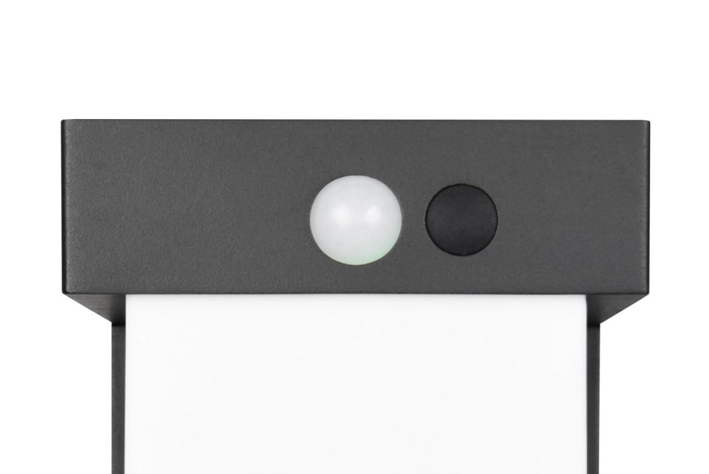 Paletto da giardino LED solare nero IP44 COLOMBO RL