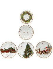 Tavola 18 Pz Christmas Porcellana