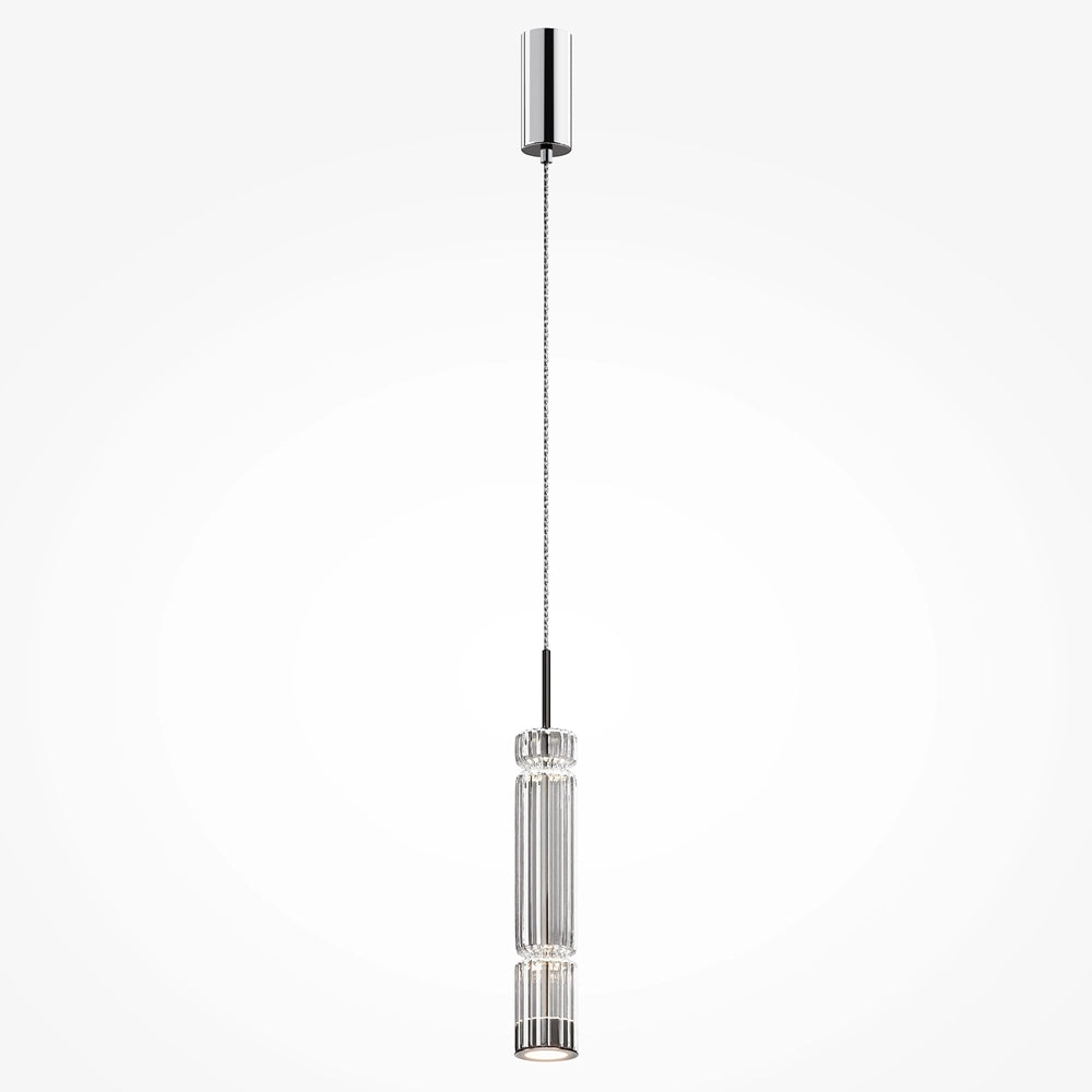 Lampada a sospensione Maytoni Ordo cromata LED 12W