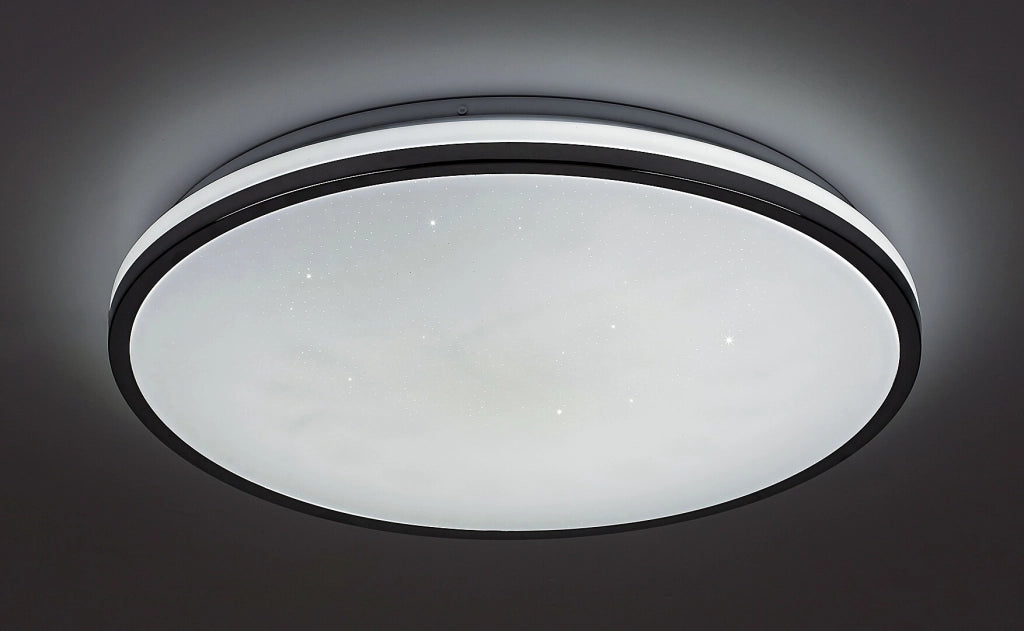 Plafoniera LED Rabalux Linden 49cm 50W cromo con telecomando