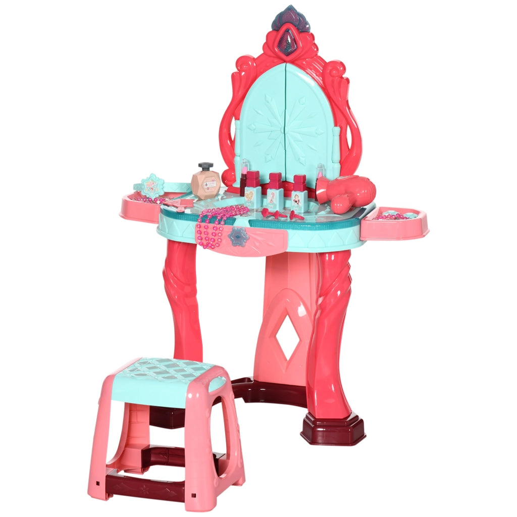 Tocador Bambini con Specchio e Luce ¨C Minimal ¨C 57x34x76 cm Multicolor