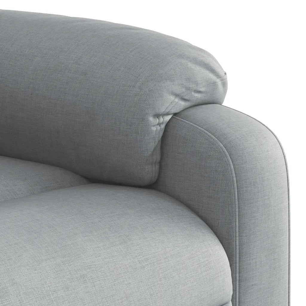 Poltrona reclinabile in tessuto grigio chiaro 3205720