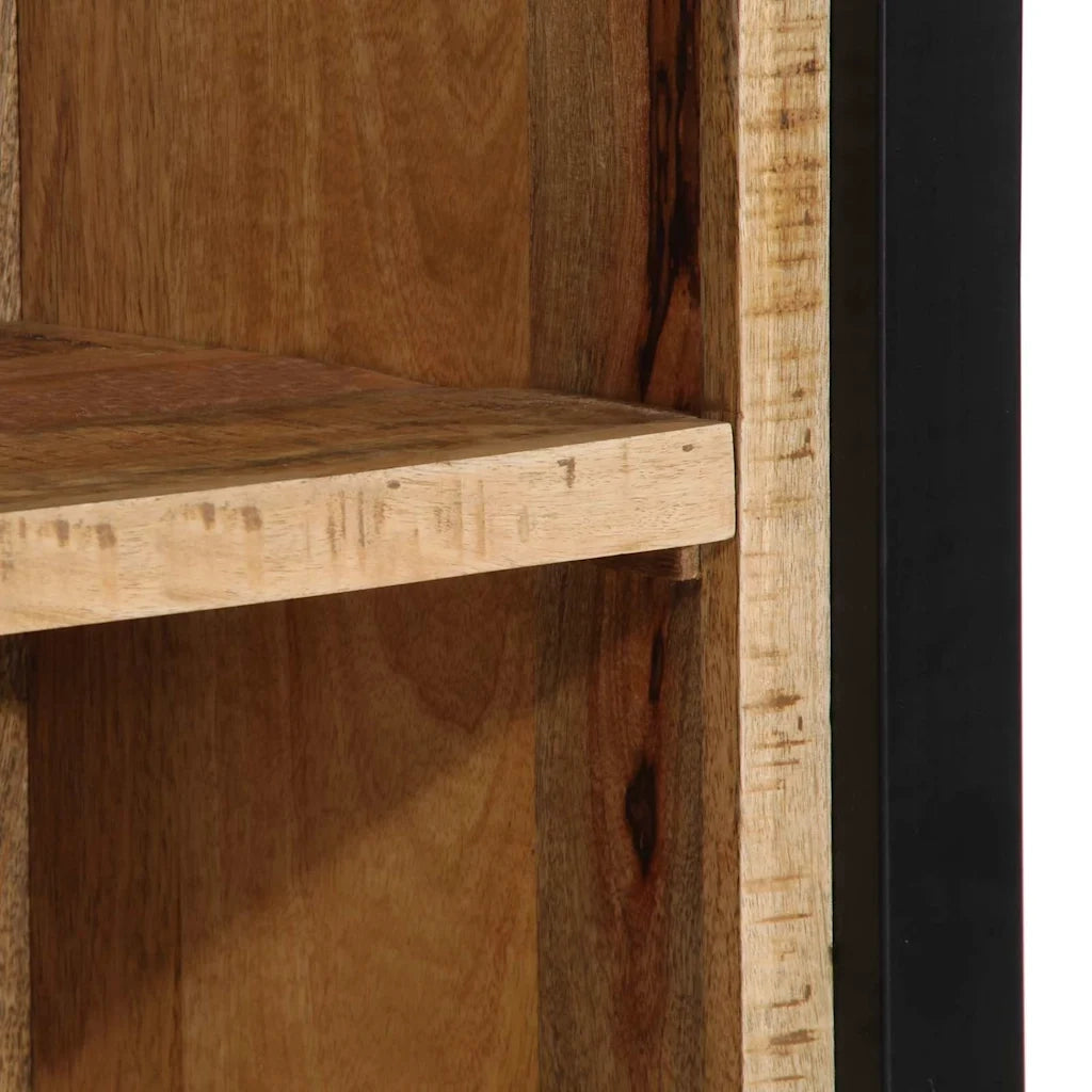Comodino | Armadio da Notte | Mobiletto da notte Marrone Legno massello di mango