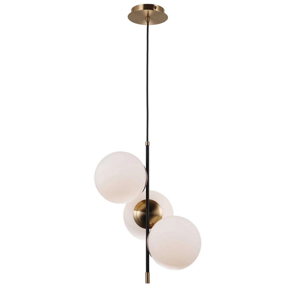 Lampada a sospensione moderna bronzo antico 3xE14 Italux
