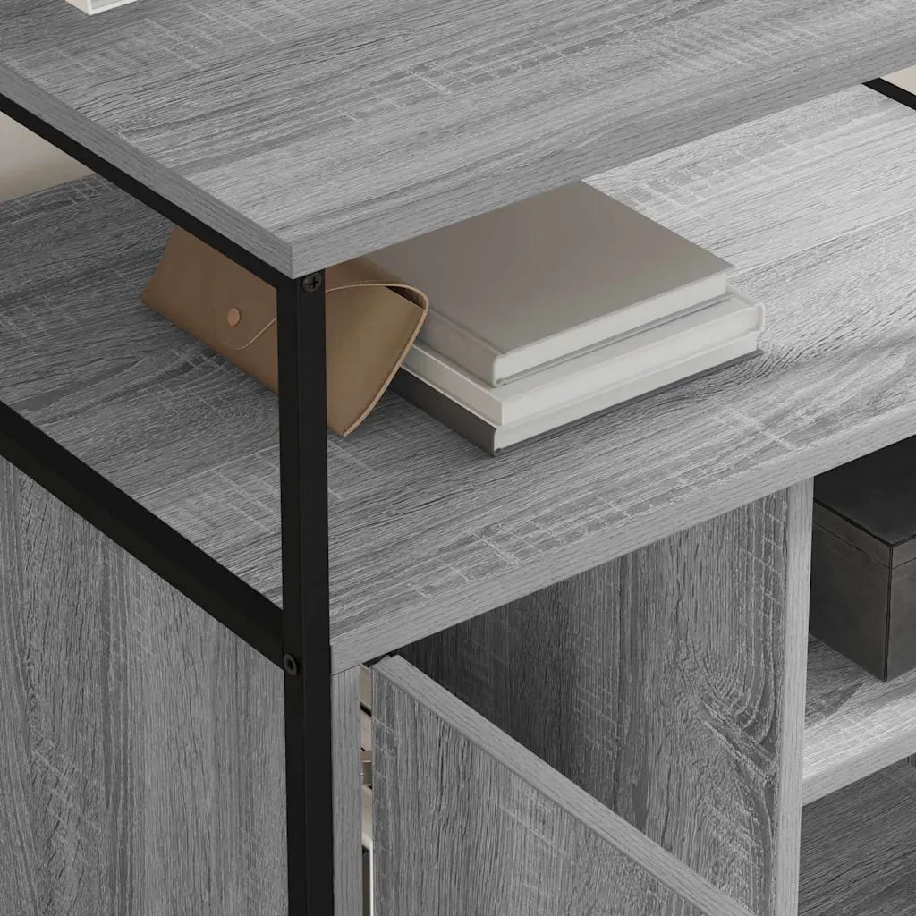 Cabina con Stazione di Ricarica Grigio Sonoma 61 x 46 x 67 cm 859833