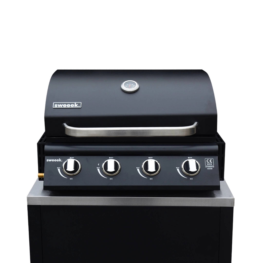 Barbecue a gas 4 bruciatori, da posare su mobile sweeek.