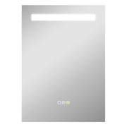 Specchio da Bagno con Luce LED ¨C Minimal ¨C Bianco 70x50 cm