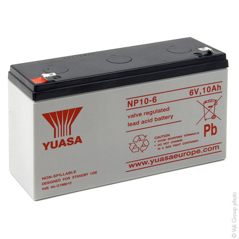 BATTERIA YUASA NP10-6 6V 10Ah