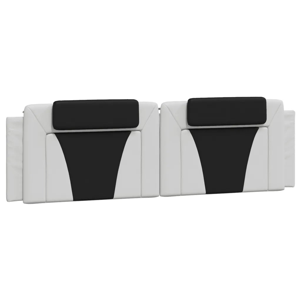 Giroletto Viana con LED senza Materasso Bianco e Nero 180x200 cm