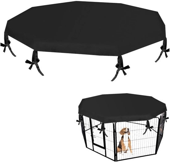 Copertura per cani - 8 pannelli - Opacos - Impermeabile - Protezione contro sole e pioggia - Tela Oxford - Schermo per cani