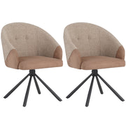 Sedia TONIR (marrone + beige)