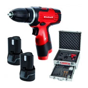Trade Shop - Trapano Avvitatore Con Doppia Batteria Litio Accessori Einhell Th-cd 12-2 Li Kit -