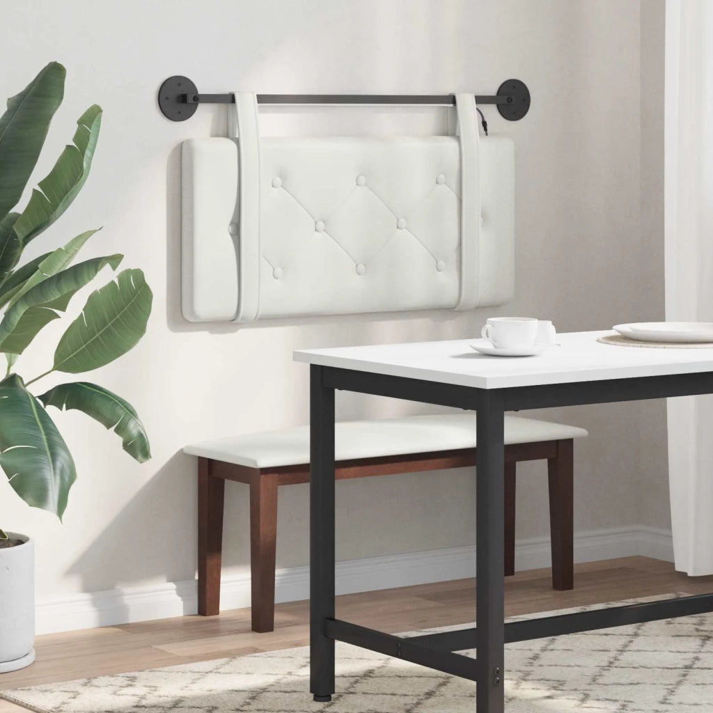 Testiera | Testata sospesa Con luce LED Bianco Similpelle