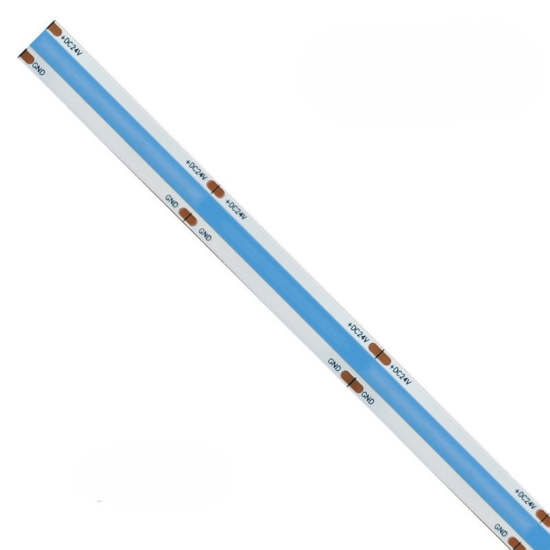 Striscia led COB monocolore da 15W/MT 24V - Bobina da 5m - Blu