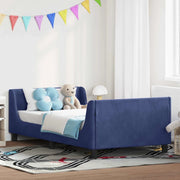 Struttura letto bambini con testata Blu Polizia 90 x 190 cm 42010883