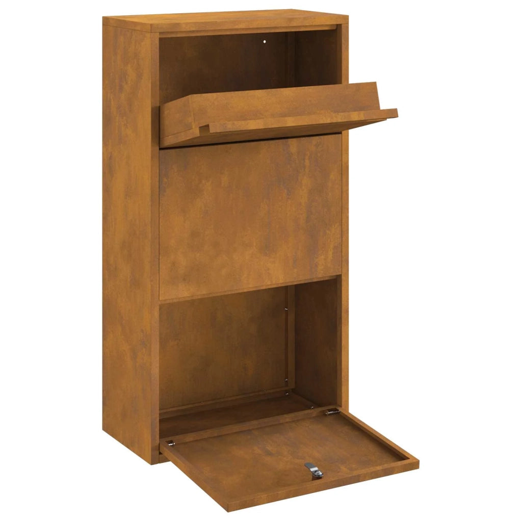 Cassetta per pacchi con archiviazione Ruggine 44 x 22 x 82 cm 874925