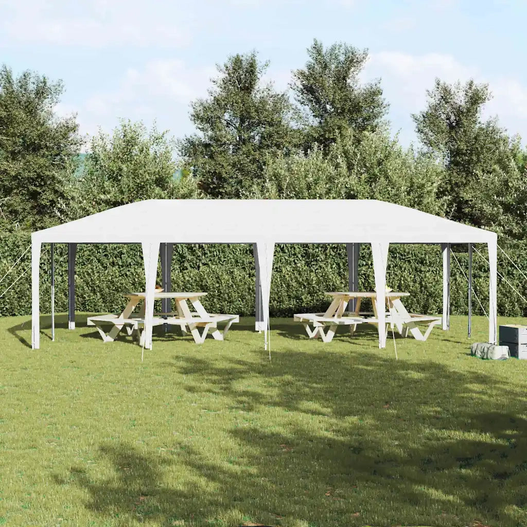 Tenda Party Bianco 800 x 400 x 266 cm Polietilene e Acciaio 42003437
