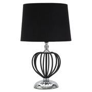 Lampadelle A Da Tavolo Darky Silver cm ø28x44,5